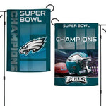 PHILADELPHIA EAGLES 2018 SUPER BOWL LII CHAMPIONS WINCRAFT 2-SIDED GARDEN FLAG | NFL